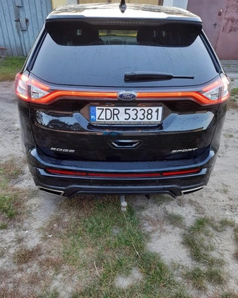 Ford EDGE cena 93000 przebieg: 220000, rok produkcji 2016 z Wałcz małe 191